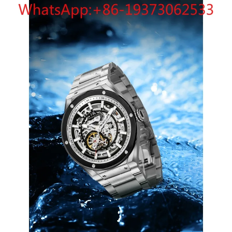 Мужские автоматические механические часы Customized Watch Shuttle с полым циферблатом, водонепроницаемые, светящиеся, модель 6015
Мужские автоматические механические часы Customized Watch Shuttle с полым циферблатом, водонепроницаемые, светящиеся, модель 6015