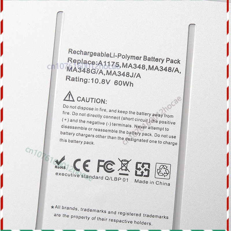 A1175 Аккумулятор для Apple Macbook Pro 15 дюймов A1211 A1226 A1260 A1150 (2006-2008) ПК
A1175 Аккумулятор для Apple Macbook Pro 15 дюймов A1211 A1226 A1260 A1150 (2006-2008) ПК