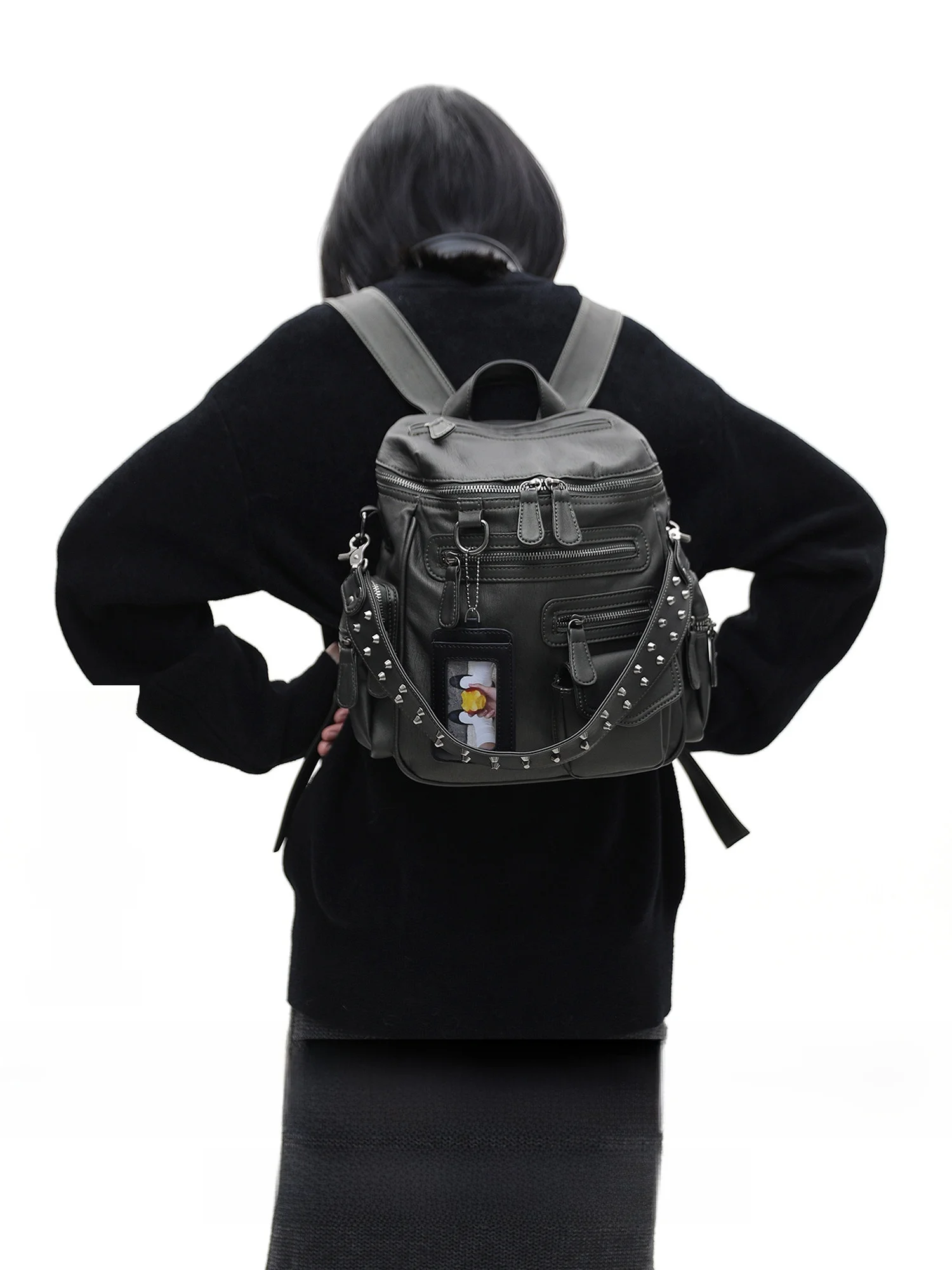 Small Size Rusty Green Multi-Pocket Motorcycle Y2K Shoulder Bag Unisex Modern Neutral Style Zipper Closure Backpack for Daily...
Small Size Rusty Green Multi-Pocket Motorcycle Y2K Shoulder Bag Unisex Modern Neutral Style Zipper Closure Backpack for Daily...