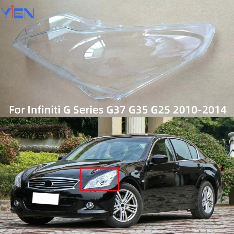 For Infiniti G Series G37 G35 G25 2010 2011 2012 2013 2014 Car Products Replace A Transparent PC Lights Shell Headlights Glass
For Infiniti G Series G37 G35 G25 2010 2011 2012 2013 2014 Car Products Replace A Transparent PC Lights Shell Headlights Glass