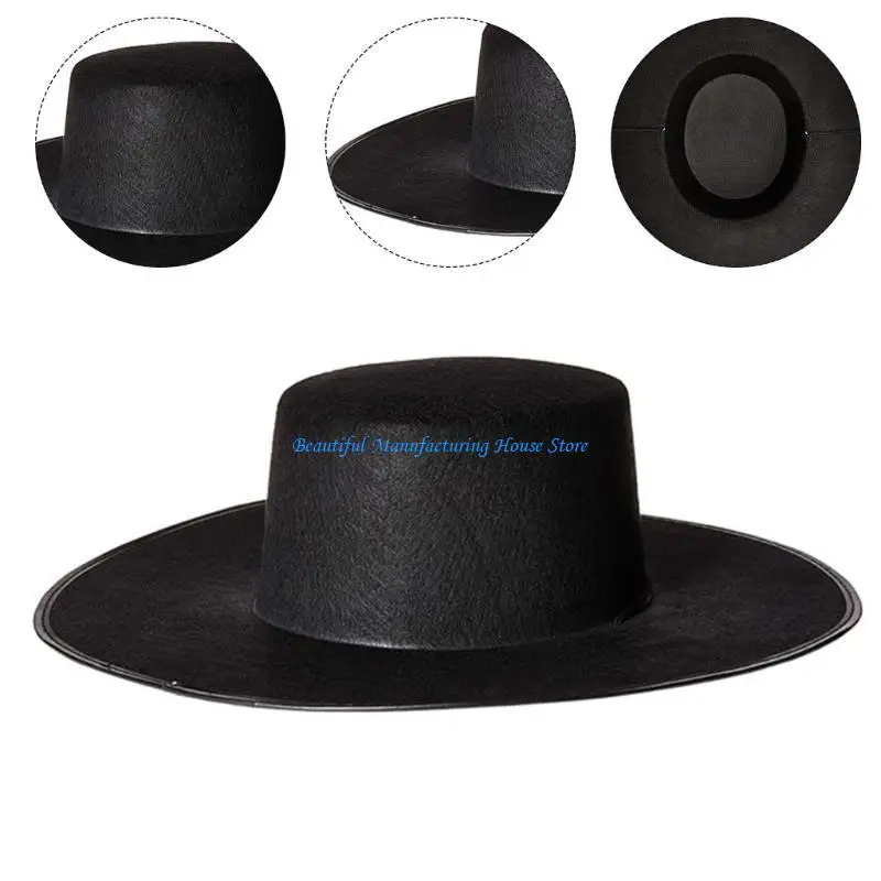E56A Funny Carnivals Cosplay Movie Hat Halloween Carnivals Adult Wide Brims Hat
E56A Funny Carnivals Cosplay Movie Hat Halloween Carnivals Adult Wide Brims Hat