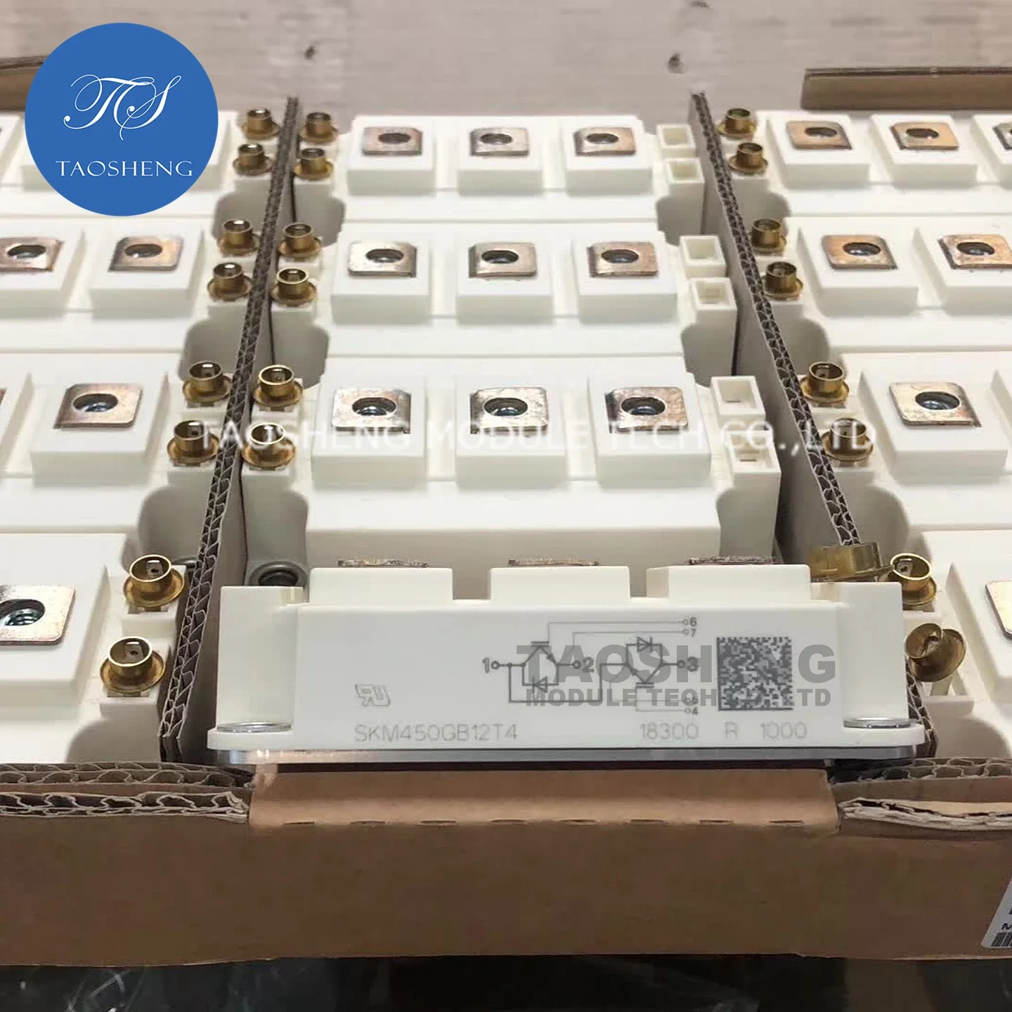 1 шт. SKM450GB12T4 450A/1200V Новый и оригинальный IGBT-модуль【TAOSHENG】 # TS082
1 шт. SKM450GB12T4 450A/1200V Новый и оригинальный IGBT-модуль【TAOSHENG】 # TS082