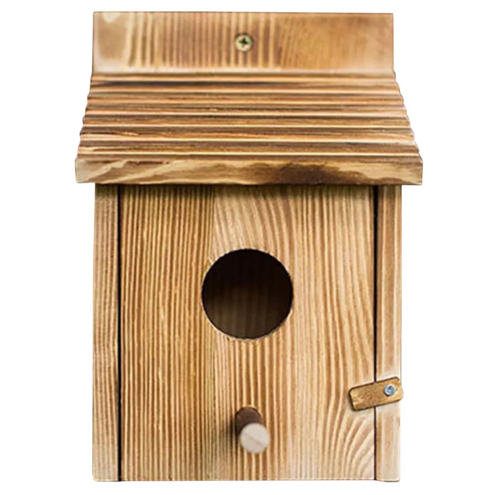 Wooden Nest Hanging House For Small Birds, Garden Decor, Parakeet Sleeping Nest, For Outside, Wood Bird Cage, Outdoor
Wooden Nest Hanging House For Small Birds, Garden Decor, Parakeet Sleeping Nest, For Outside, Wood Bird Cage, Outdoor