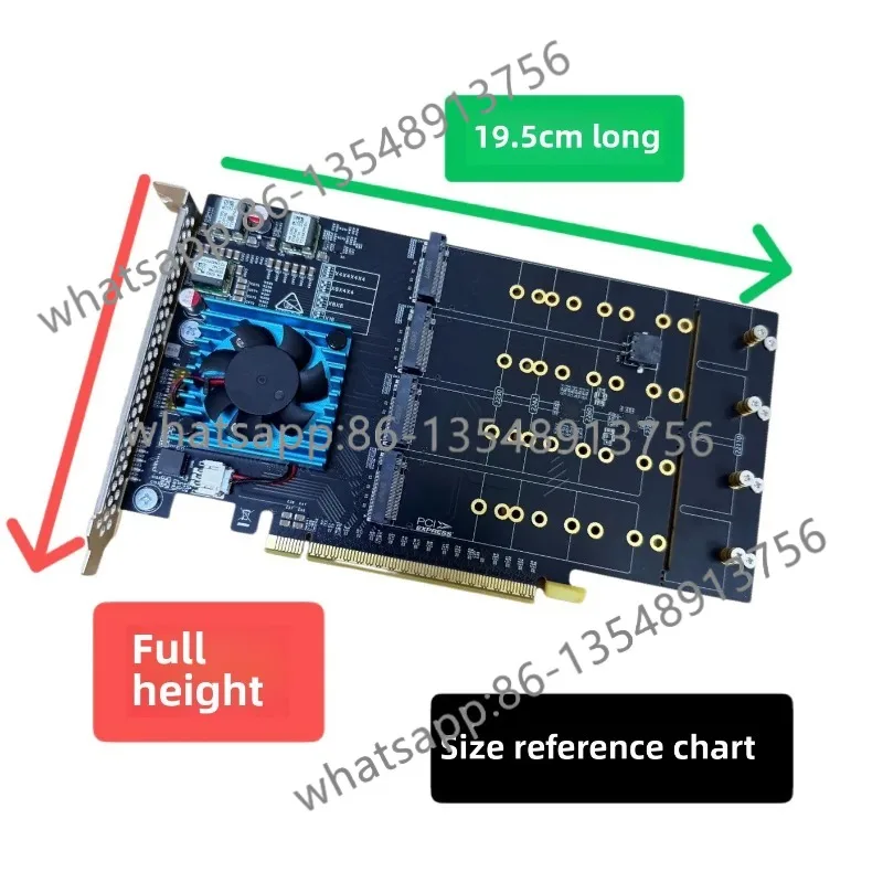 PLX8749 Free Drive, Free Main Board Split 8 Disc M.2 Full Height, Expansion Card Factory Direct
PLX8749 Free Drive, Free Main Board Split 8 Disc M.2 Full Height, Expansion Card Factory Direct
