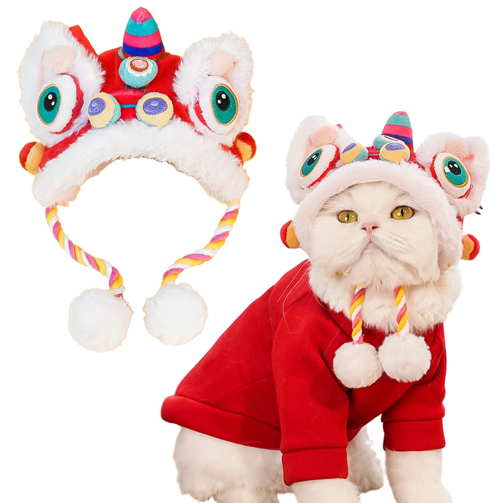 Winter Tiger Costume Pet Hat Festive Chinese New Year Headpiece For Pets Funny Warm Cap For Dogs and Cats Autumn Winter Supplies
Winter Tiger Costume Pet Hat Festive Chinese New Year Headpiece For Pets Funny Warm Cap For Dogs and Cats Autumn Winter Supplies