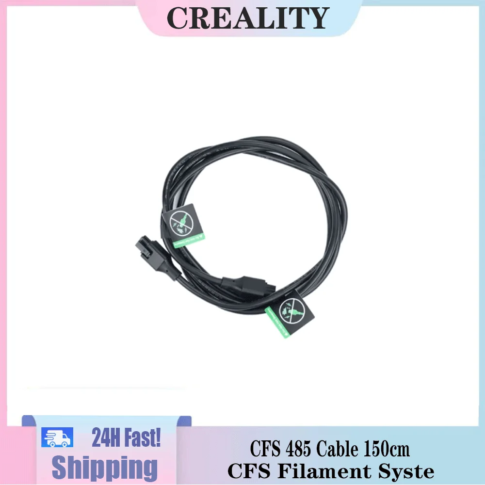 Creality 3D Official CFS 485 Cable 150cm for K1/K1 Max/K1C/K1 SE/Hi Combo/K2 plus 3D Printer Connect System Original Filament
Creality 3D Official CFS 485 Cable 150cm for K1/K1 Max/K1C/K1 SE/Hi Combo/K2 plus 3D Printer Connect System Original Filament