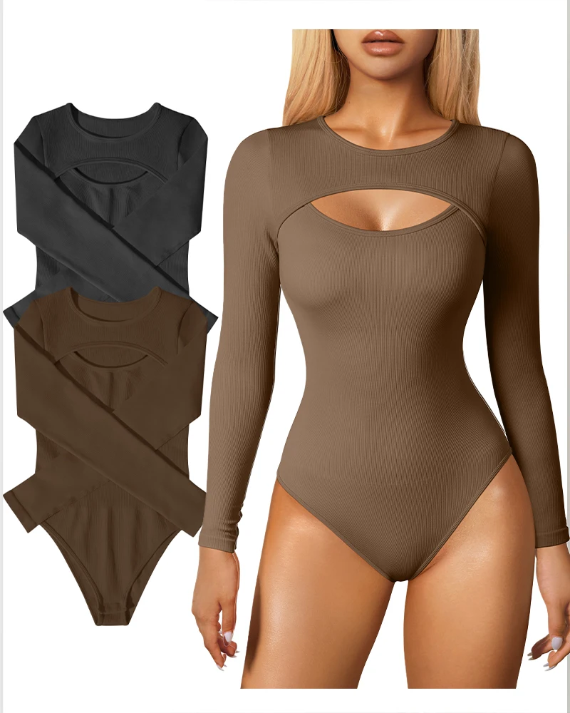 Autumn Winter Sexy Women Bodysuit Long Sleeve Hollow Out Yoga Bodycon Women Tops Leisure Home Fitness Party Romper Bodysuit
Autumn Winter Sexy Women Bodysuit Long Sleeve Hollow Out Yoga Bodycon Women Tops Leisure Home Fitness Party Romper Bodysuit