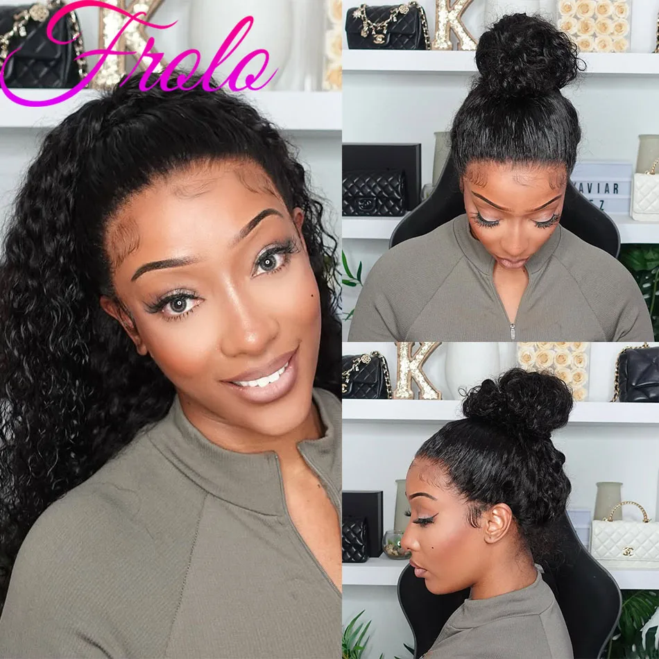 40 Inches HD Invisi Starp 360 Lace Front Wig Human Hair Wigs Natrual Black Curly 360 Full Lace Wig Human Hair 220 Density
40 Inches HD Invisi Starp 360 Lace Front Wig Human Hair Wigs Natrual Black Curly 360 Full Lace Wig Human Hair 220 Density