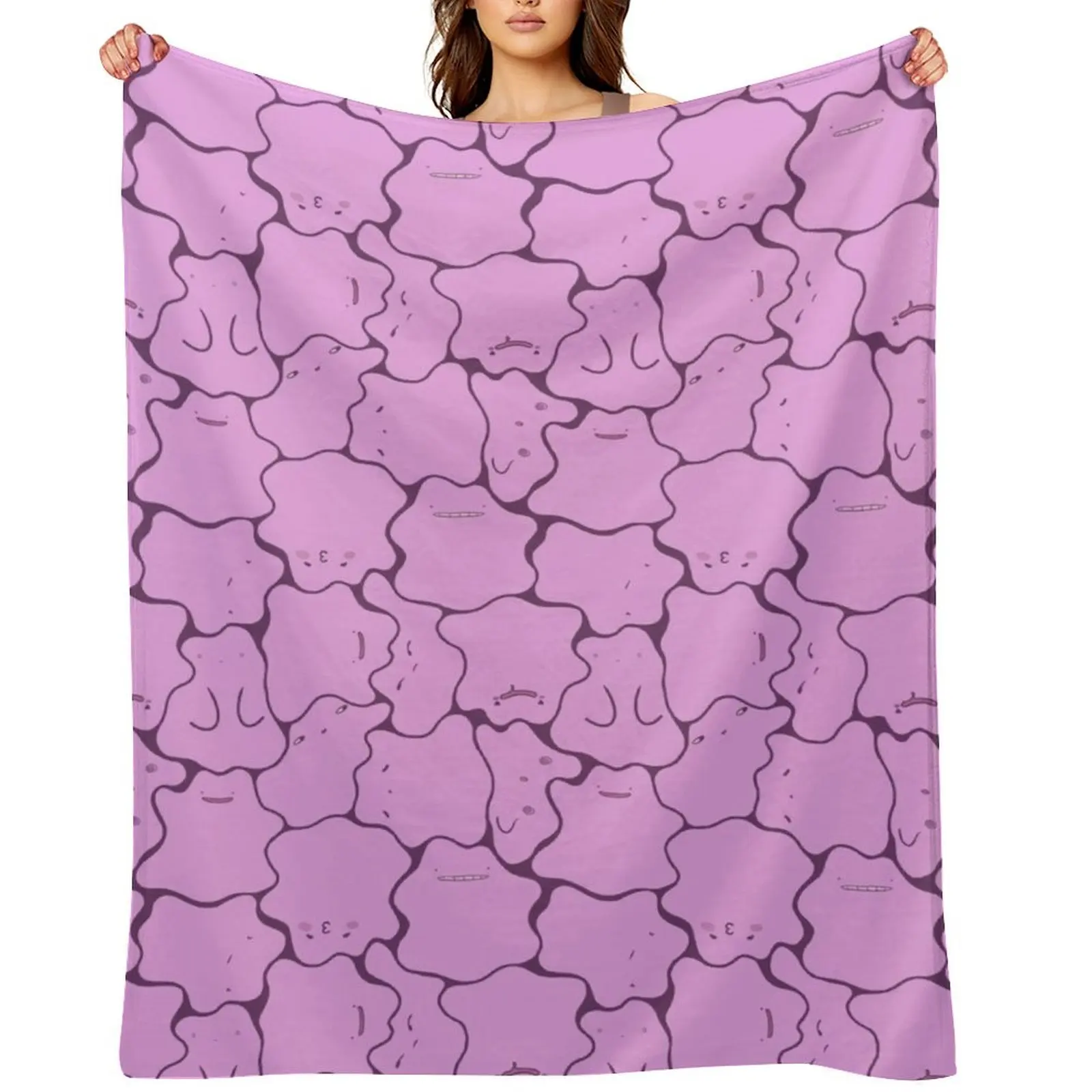 Ditto Pattern (no shiny) Throw Blanket Custom Soft For Decorative Sofa Shaggy Blankets
Ditto Pattern (no shiny) Throw Blanket Custom Soft For Decorative Sofa Shaggy Blankets