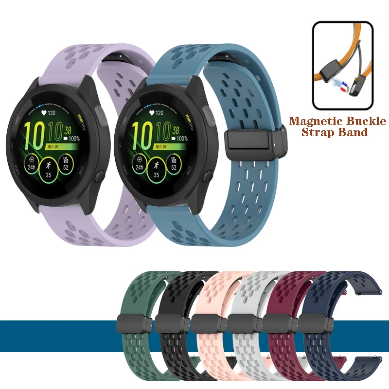 20mm 22mm Folding Buckle Magnetic Buckle Silicone Strap Band For Garmin Vivoactive 4 3 / 245 645 55 255 265 / Venu Sq 2 / Venu 3
20mm 22mm Folding Buckle Magnetic Buckle Silicone Strap Band For Garmin Vivoactive 4 3 / 245 645 55 255 265 / Venu Sq 2 / Venu 3
