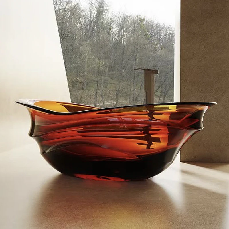 Monerte Super Hot Sales Family Washroom Bathtubs Transparent Resin Clear Bathtub
Monerte Super Hot Sales Family Washroom Bathtubs Transparent Resin Clear Bathtub
