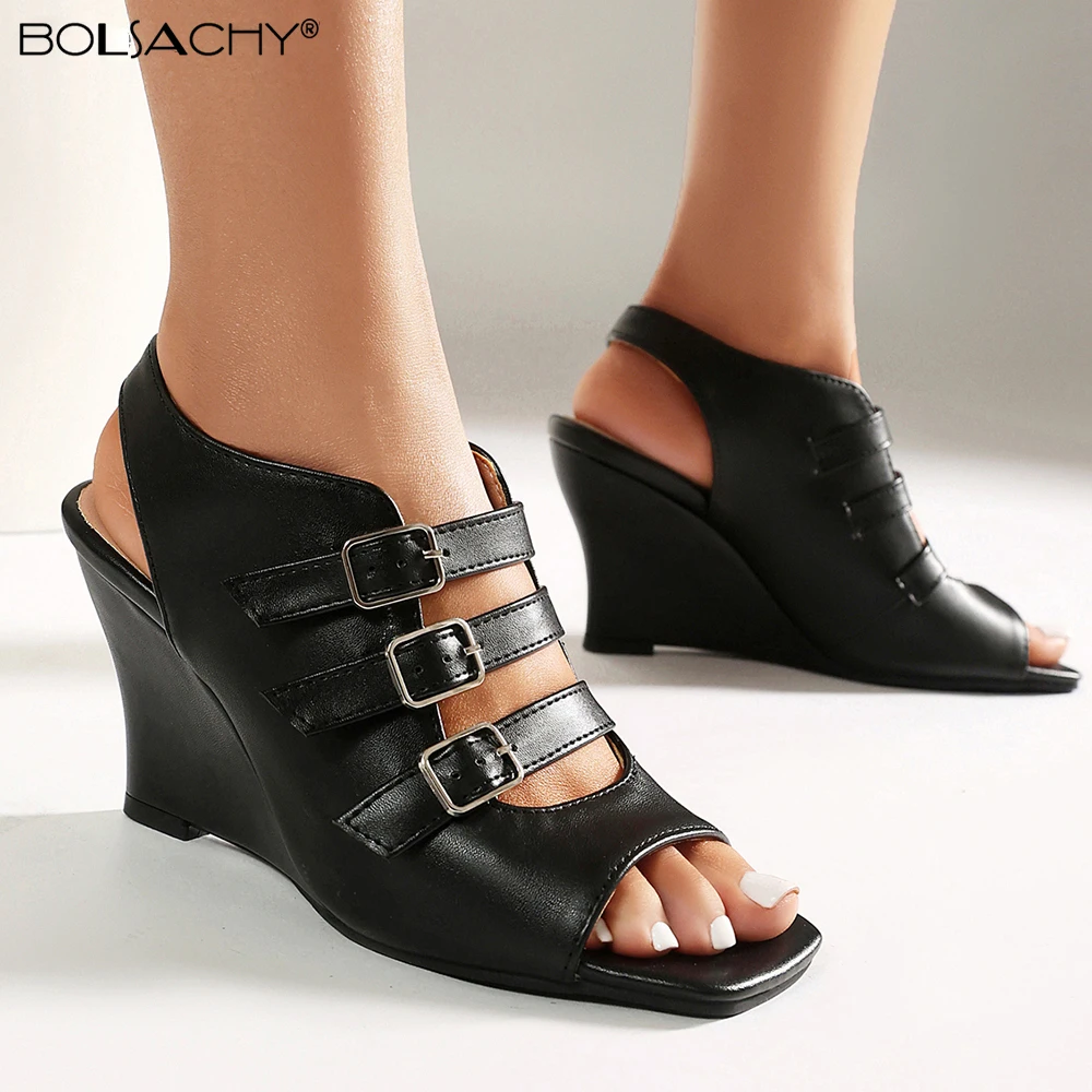 Design Gladiator Sandals Square toe Wedge Sandals Female Summer Belt Buckles High Heels 9cm Yellow Women slingback Shoes
Design Gladiator Sandals Square toe Wedge Sandals Female Summer Belt Buckles High Heels 9cm Yellow Women slingback Shoes