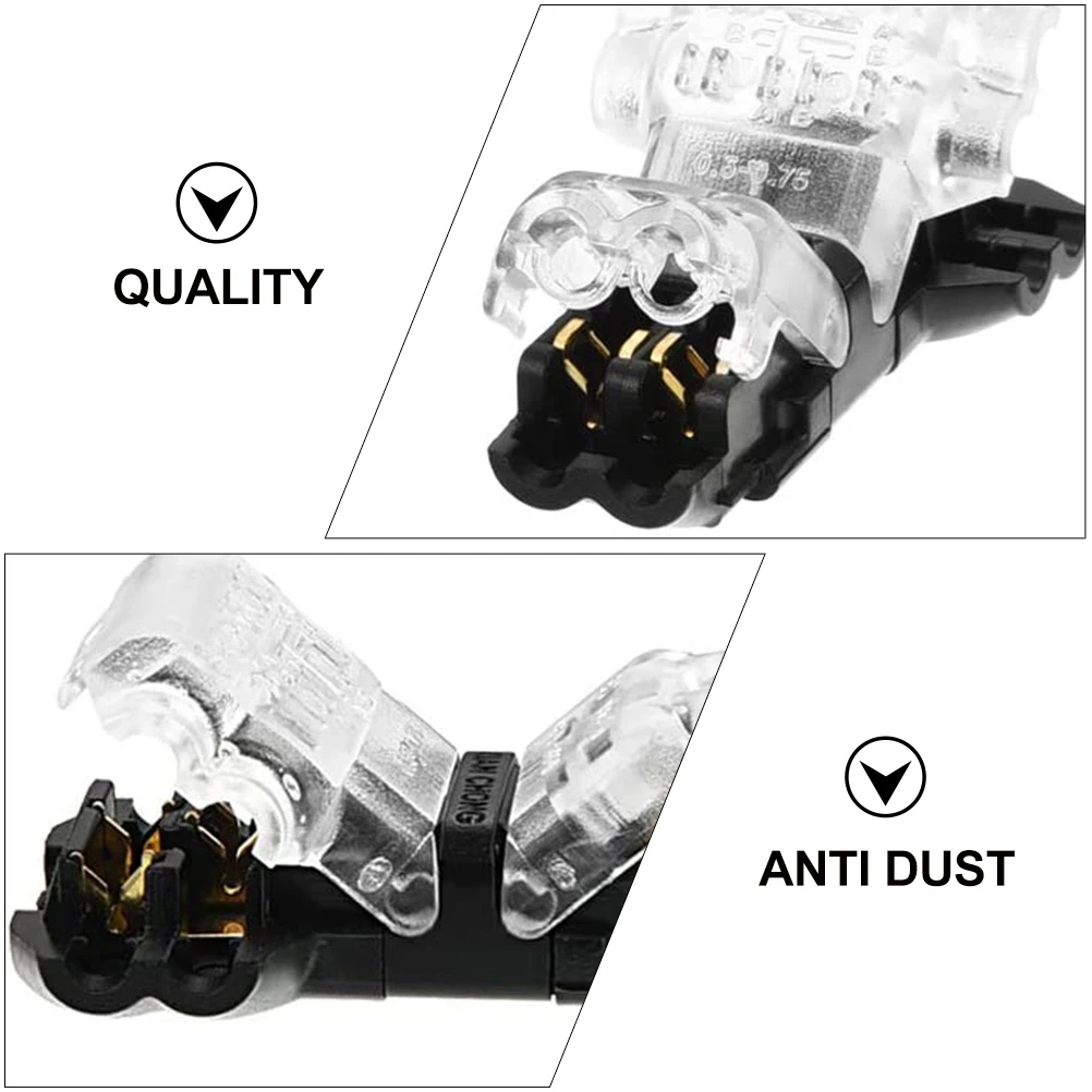 15pcs 2 Pin Wire Connectors Flame Retardant Waterproof Dustproof Reusable Splicer Terminal for Electric Cable Wiring
15pcs 2 Pin Wire Connectors Flame Retardant Waterproof Dustproof Reusable Splicer Terminal for Electric Cable Wiring