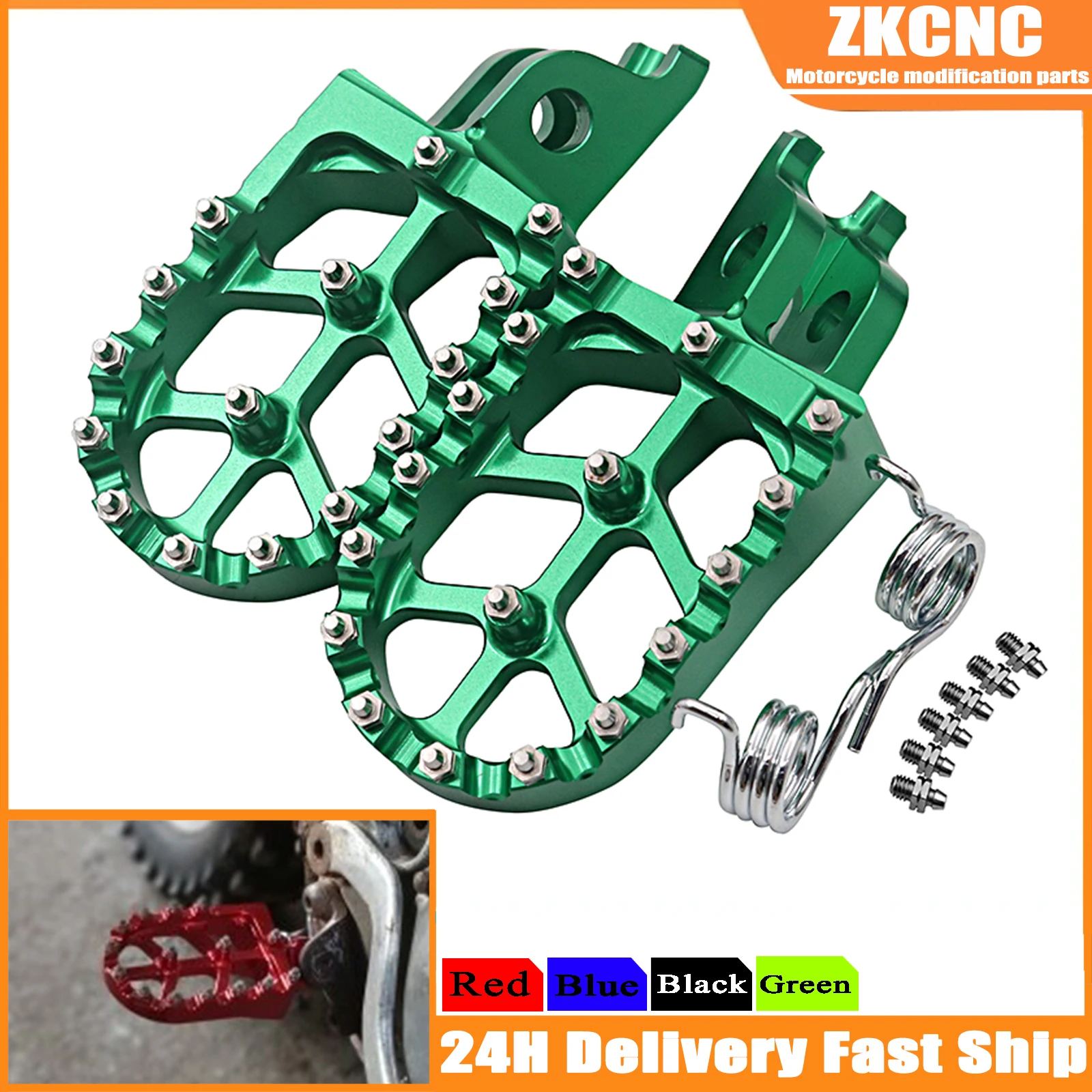 Motorcycle CNC FootRest Footpegs Foot Pegs Pedals For HONDA CR125 CR250 CRF150R CRF250R CRF250X CRF450R CRF450X CRF250L CRF250M
Motorcycle CNC FootRest Footpegs Foot Pegs Pedals For HONDA CR125 CR250 CRF150R CRF250R CRF250X CRF450R CRF450X CRF250L CRF250M