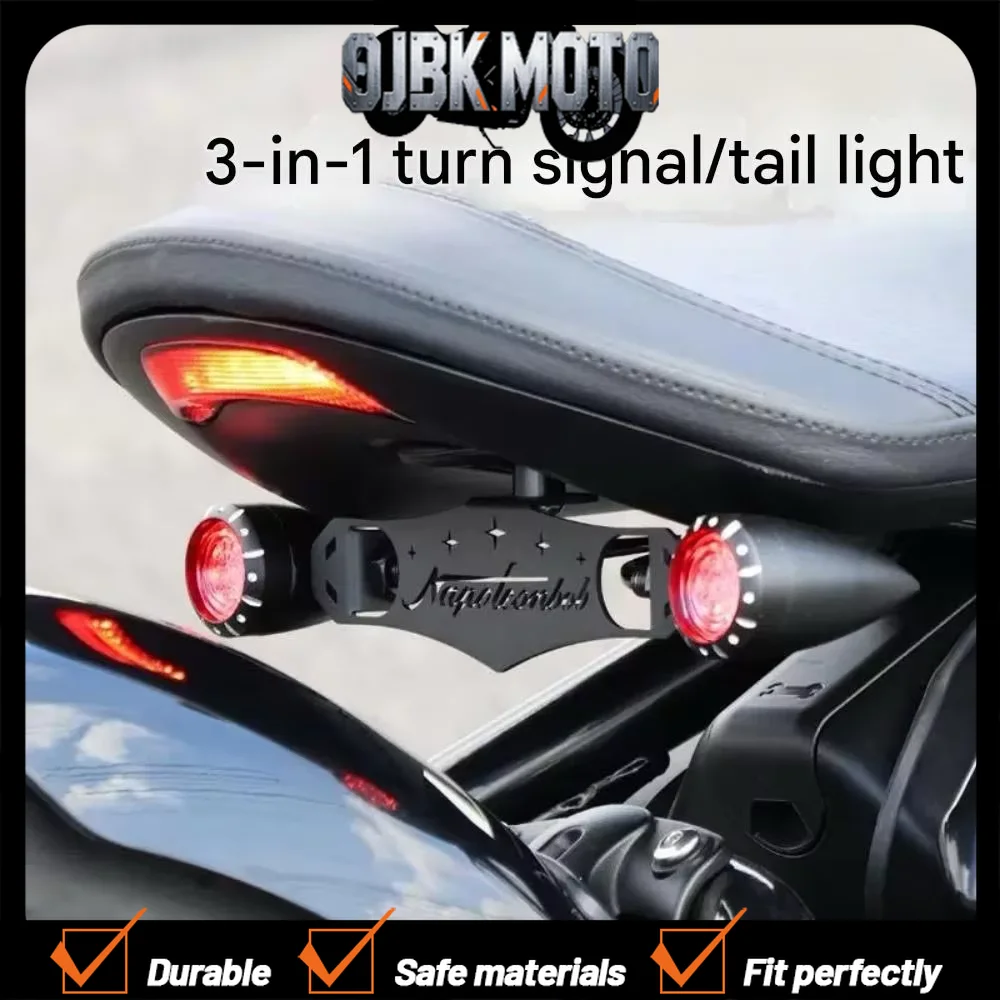 For Benda Napoleonbob 450 retrofit flowing taillight, rear turn signal, led 3-in-1 light, side license plate holder accessories
For Benda Napoleonbob 450 retrofit flowing taillight, rear turn signal, led 3-in-1 light, side license plate holder accessories