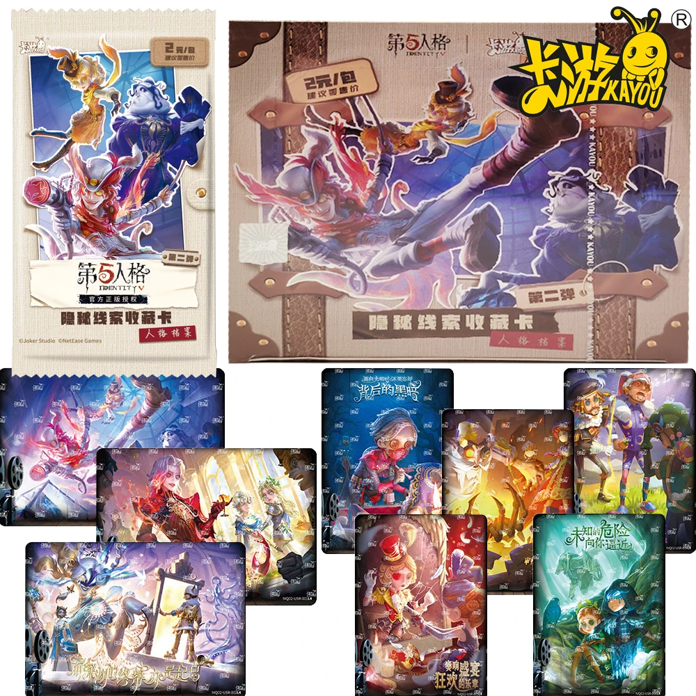 KAYOU оригинальные карты Identity VCollection, модные изысканные великолепные игровые персонажи, индивидуальные архивные карты, детские игрушки в подарок 
KAYOU оригинальные карты Identity VCollection, модные изысканные великолепные игровые персонажи, индивидуальные архивные карты, детские игрушки в подарок