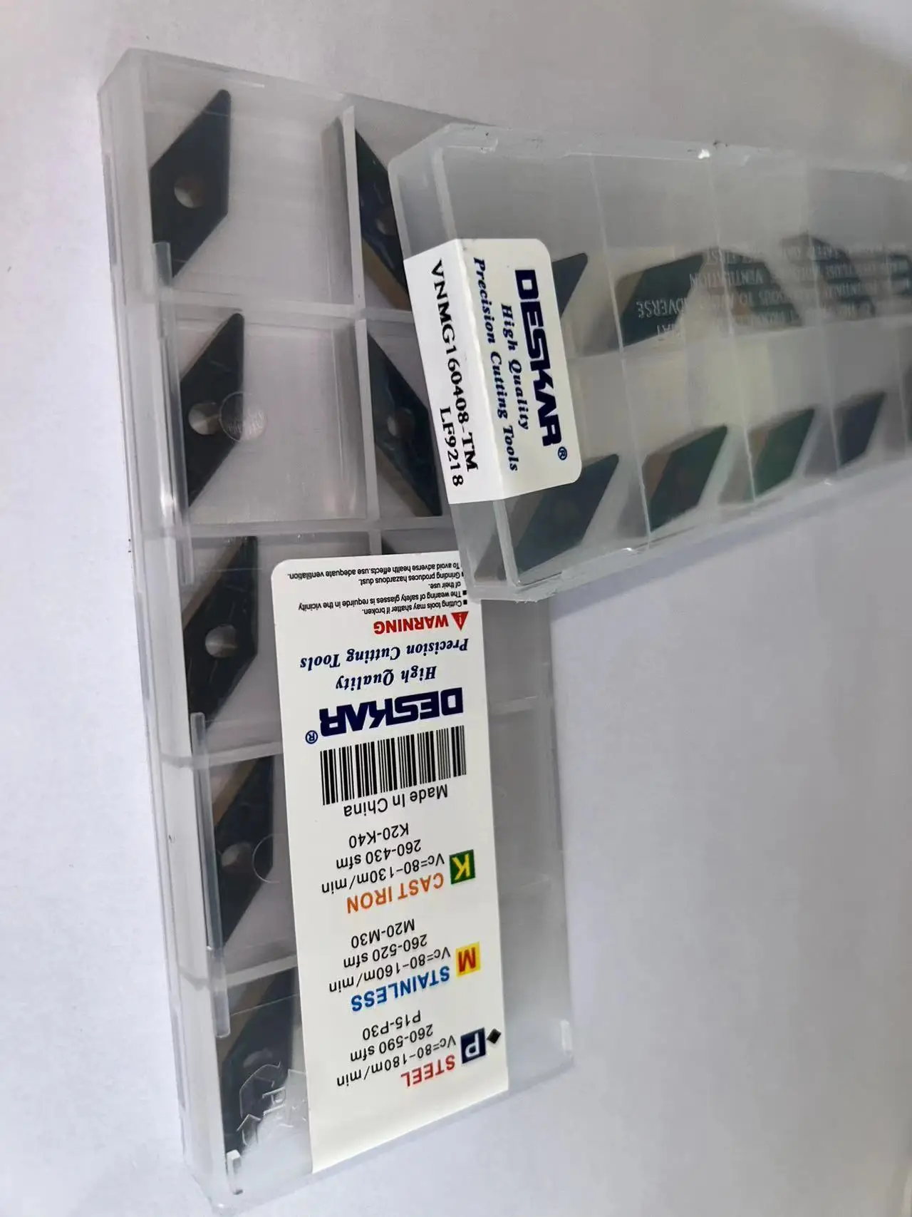 VNMG160404-TM LF9218/VNMG160408-TM LF9218/VNMG160412-TM LF9218 Фрезерные лезвия с ЧПУ Твердосплавные вставки 10 шт.
VNMG160404-TM LF9218/VNMG160408-TM LF9218/VNMG160412-TM LF9218 Фрезерные лезвия с ЧПУ Твердосплавные вставки 10 шт.