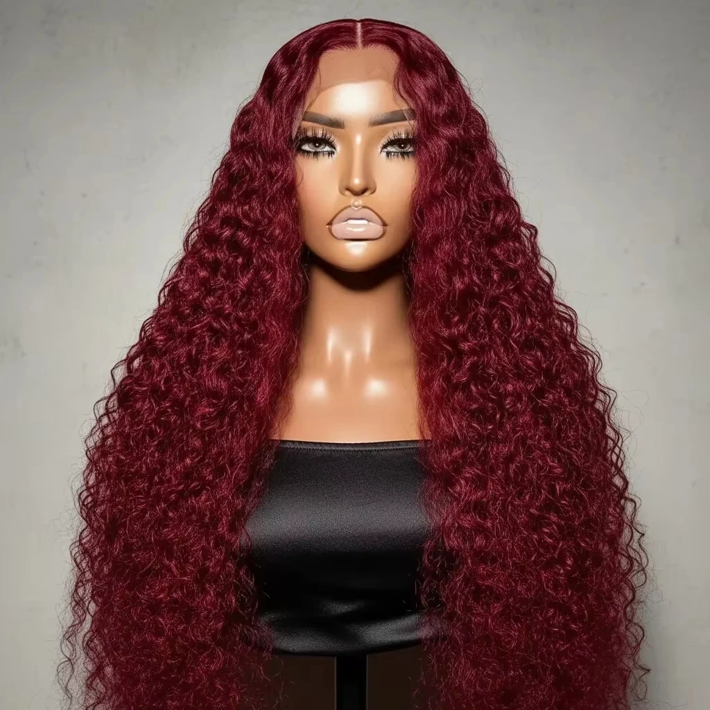 30 36 Inch 13x6 Deep Wave Lace Frontal Human Hair Wig 99J Burgundy 240% Density 13x4 HD Lace Front Wigs Human Hair Red Wine
30 36 Inch 13x6 Deep Wave Lace Frontal Human Hair Wig 99J Burgundy 240% Density 13x4 HD Lace Front Wigs Human Hair Red Wine
