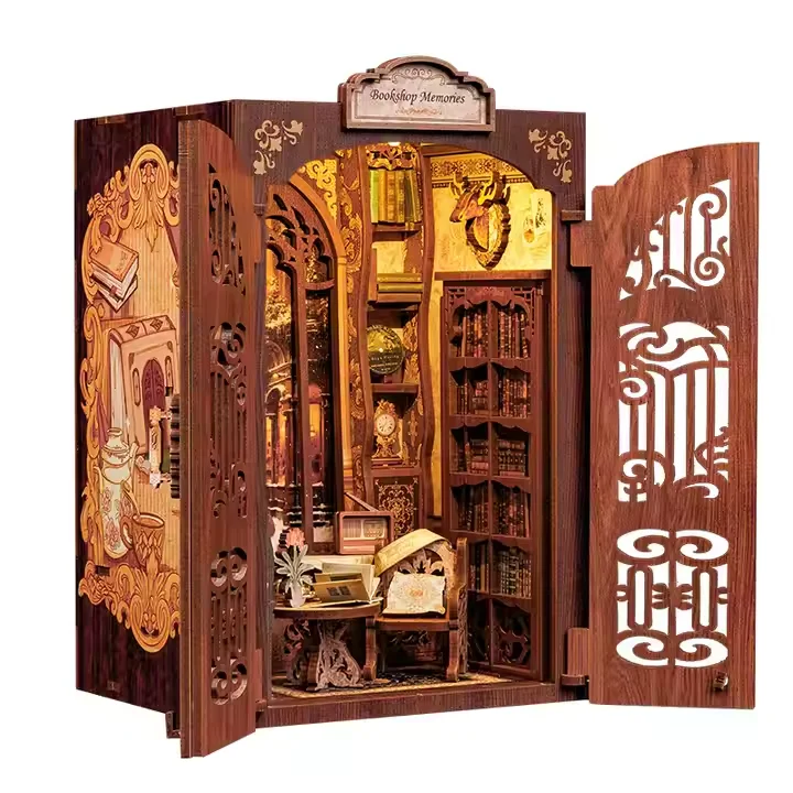 CuteBee New Style Mini Dollhouse Bookshop Memories 3D Wooden Puzzle Use As Gifts Book Nook
CuteBee New Style Mini Dollhouse Bookshop Memories 3D Wooden Puzzle Use As Gifts Book Nook