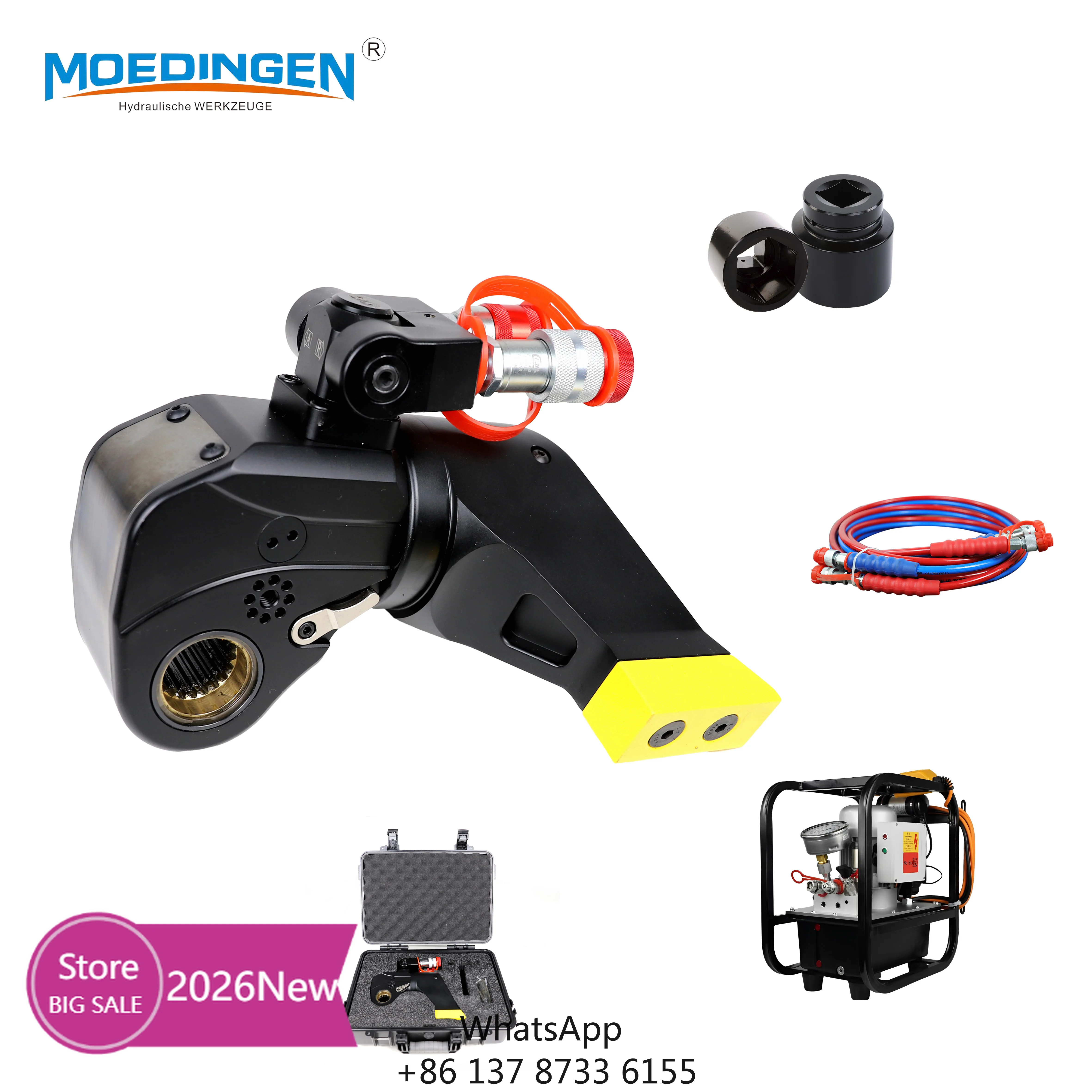2026MOEDINGEN MDW-5 (7528NM )Anti Corrosion Alloy Driven Square Drive Hydraulic Torque Wrench Other Hydraulic Tools
2026MOEDINGEN MDW-5 (7528NM )Anti Corrosion Alloy Driven Square Drive Hydraulic Torque Wrench Other Hydraulic Tools