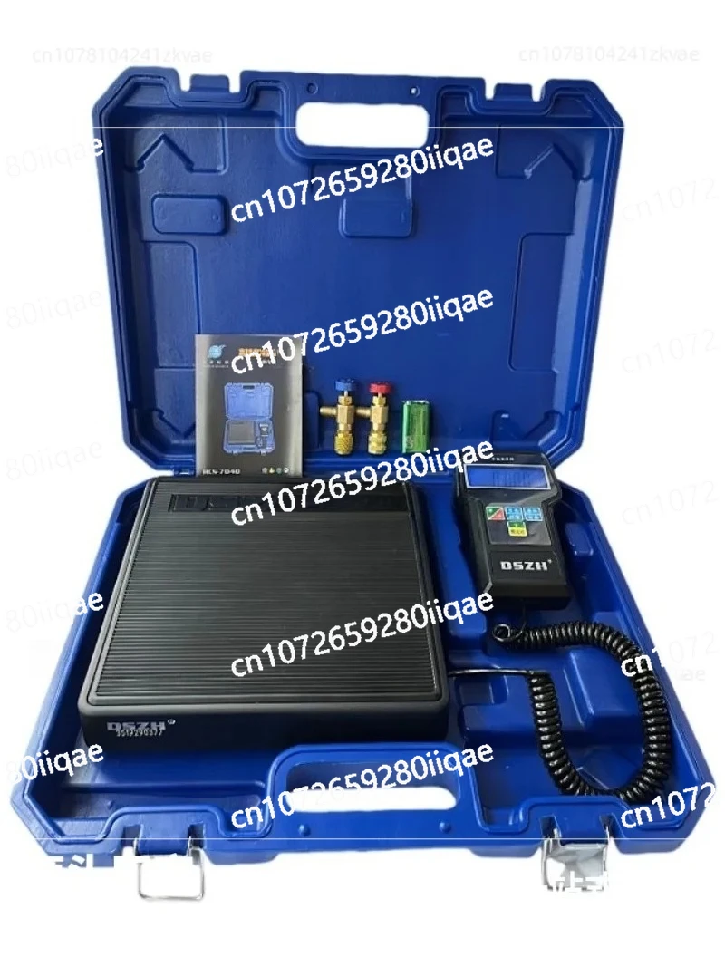 Digital A/C Refrigerant Charging Scale High-precision Portable Refrigerant Freon Filling Scale with Case Measuring Tool RCS-7040
Digital A/C Refrigerant Charging Scale High-precision Portable Refrigerant Freon Filling Scale with Case Measuring Tool RCS-7040