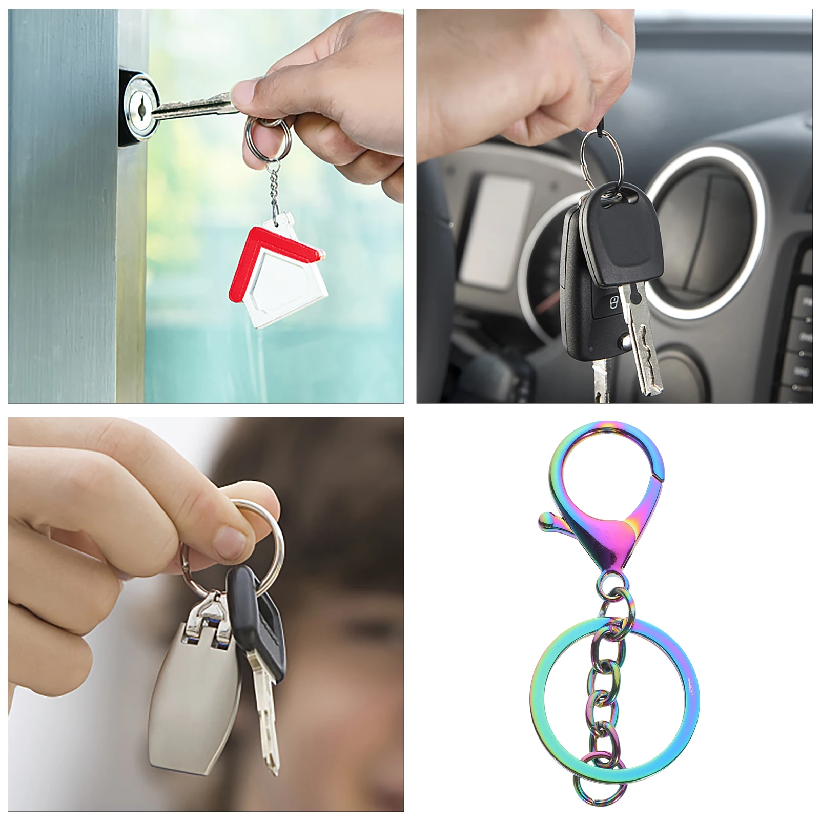 12Pcs Good Texture Keychain Hooks Diy Keychain Accessories Metal Key Rings Bulk For Handcrafted Items
12Pcs Good Texture Keychain Hooks Diy Keychain Accessories Metal Key Rings Bulk For Handcrafted Items