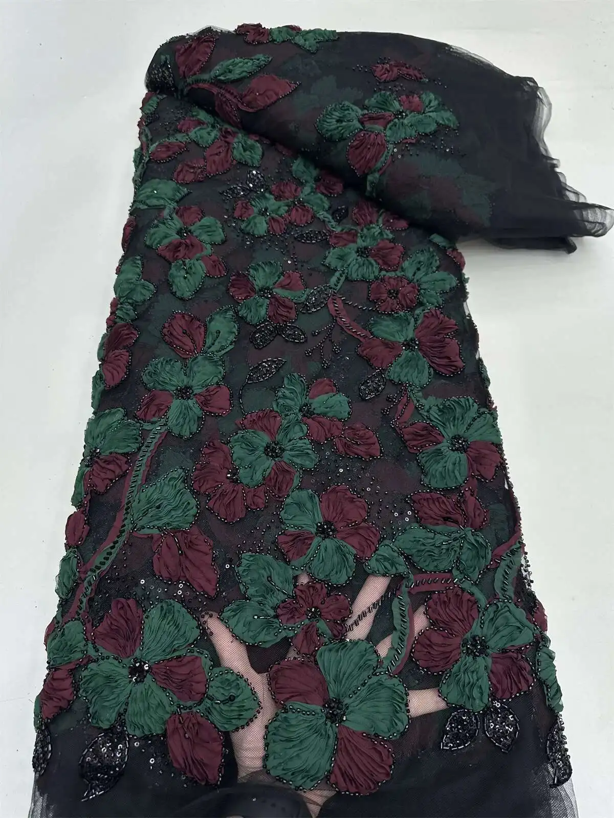 2025 African Nigerian High Quality Sequins Tulle Lace Fabric Beaded Embroidery French Fabric For Wedding Party Dresses 5 Yards
2025 African Nigerian High Quality Sequins Tulle Lace Fabric Beaded Embroidery French Fabric For Wedding Party Dresses 5 Yards