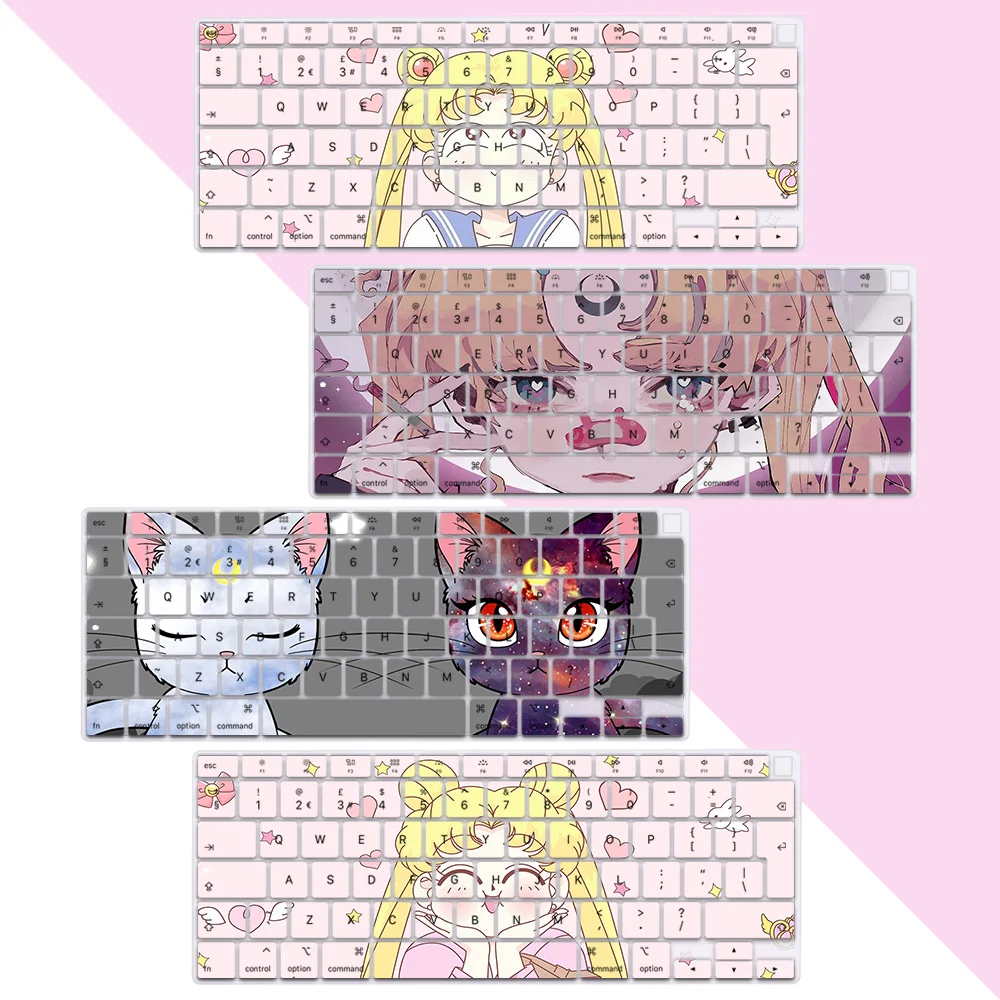 Мягкий силиконовый чехол для клавиатуры с цветным принтом Sailors Moons US Layout для Macbook 2020 Air A2179 A2337
Мягкий силиконовый чехол для клавиатуры с цветным принтом Sailors Moons US Layout для Macbook 2020 Air A2179 A2337