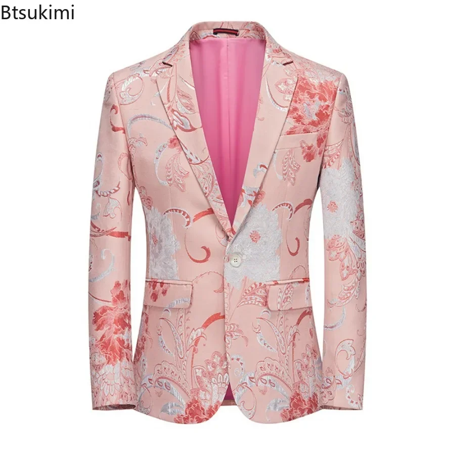 2025 Men's Embroidered Suit Jacket Oversized 3D Print Wedding Banquet Evening Dress Suit Coat Blazer Slim Fit Party Blazers Men
2025 Men's Embroidered Suit Jacket Oversized 3D Print Wedding Banquet Evening Dress Suit Coat Blazer Slim Fit Party Blazers Men