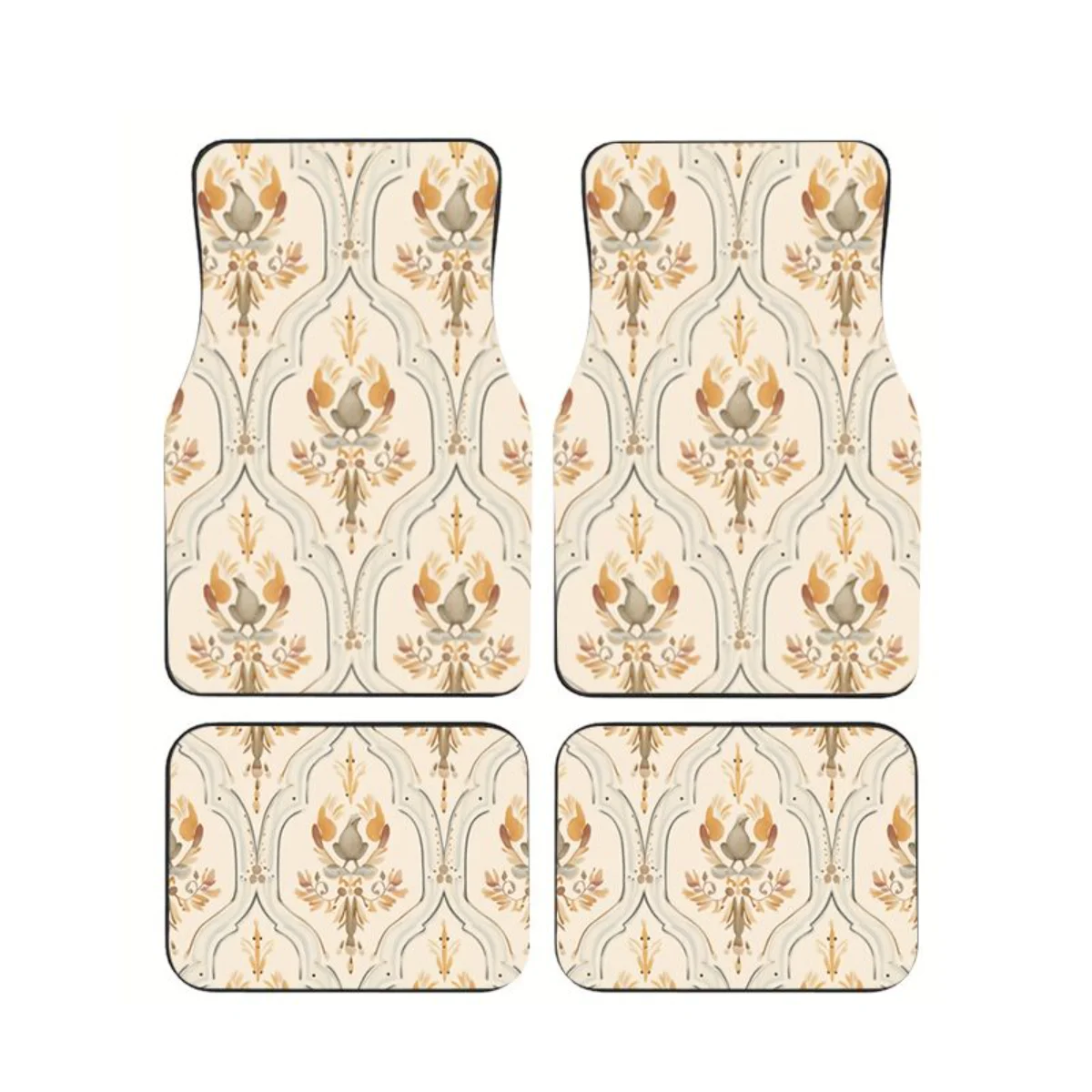 4pcs French Vintage Floral Bird Car Floor Mat Universal Anti-Slip Waterproof Auto Foot Carpets Set Elegant Interior Accessories
4pcs French Vintage Floral Bird Car Floor Mat Universal Anti-Slip Waterproof Auto Foot Carpets Set Elegant Interior Accessories