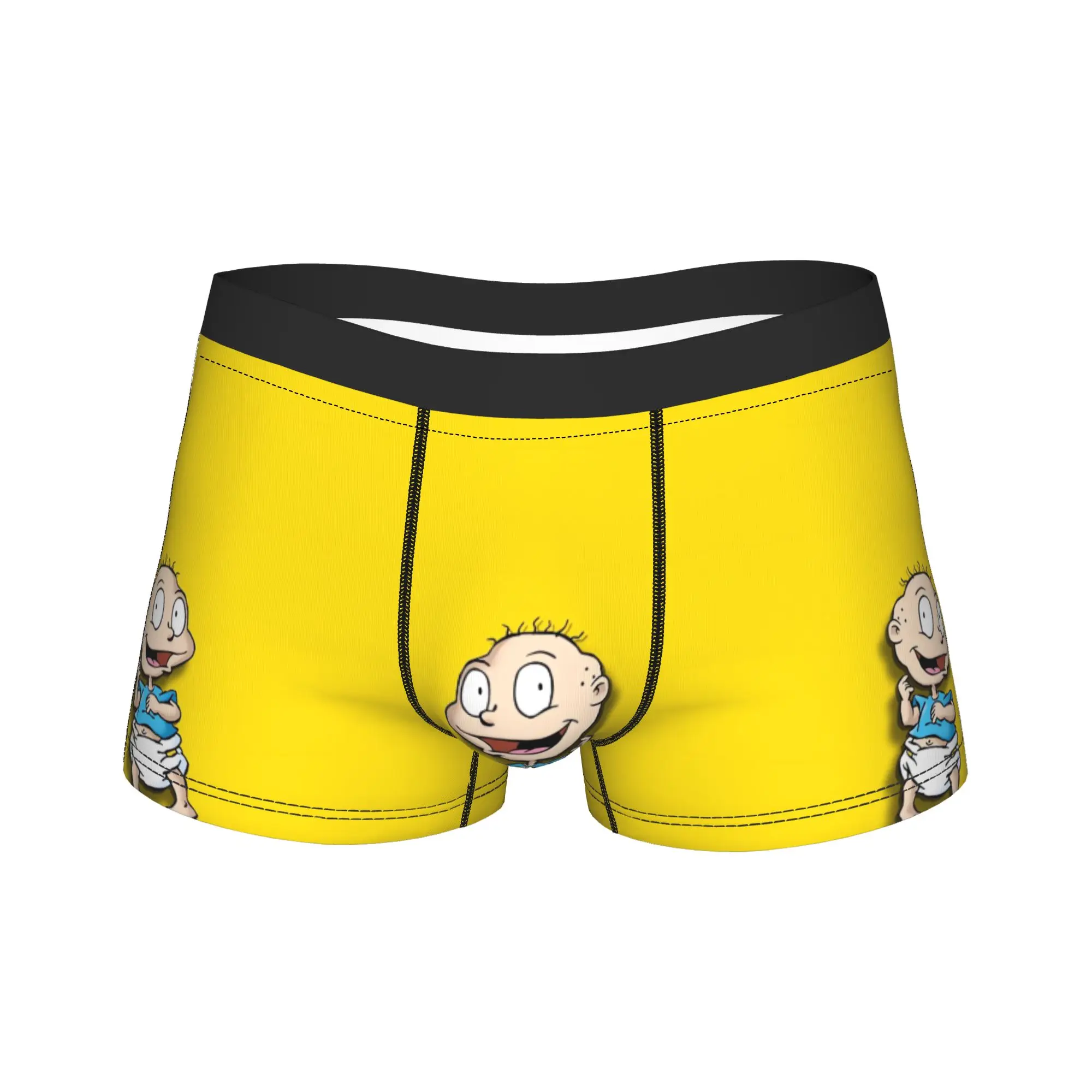 R-Rugrats Bright Yellow Tommy Underwear Male Shorts Briefs Comfortable Boxer Shorts High Quality Custom DIY Plus Size Underpant
R-Rugrats Bright Yellow Tommy Underwear Male Shorts Briefs Comfortable Boxer Shorts High Quality Custom DIY Plus Size Underpant