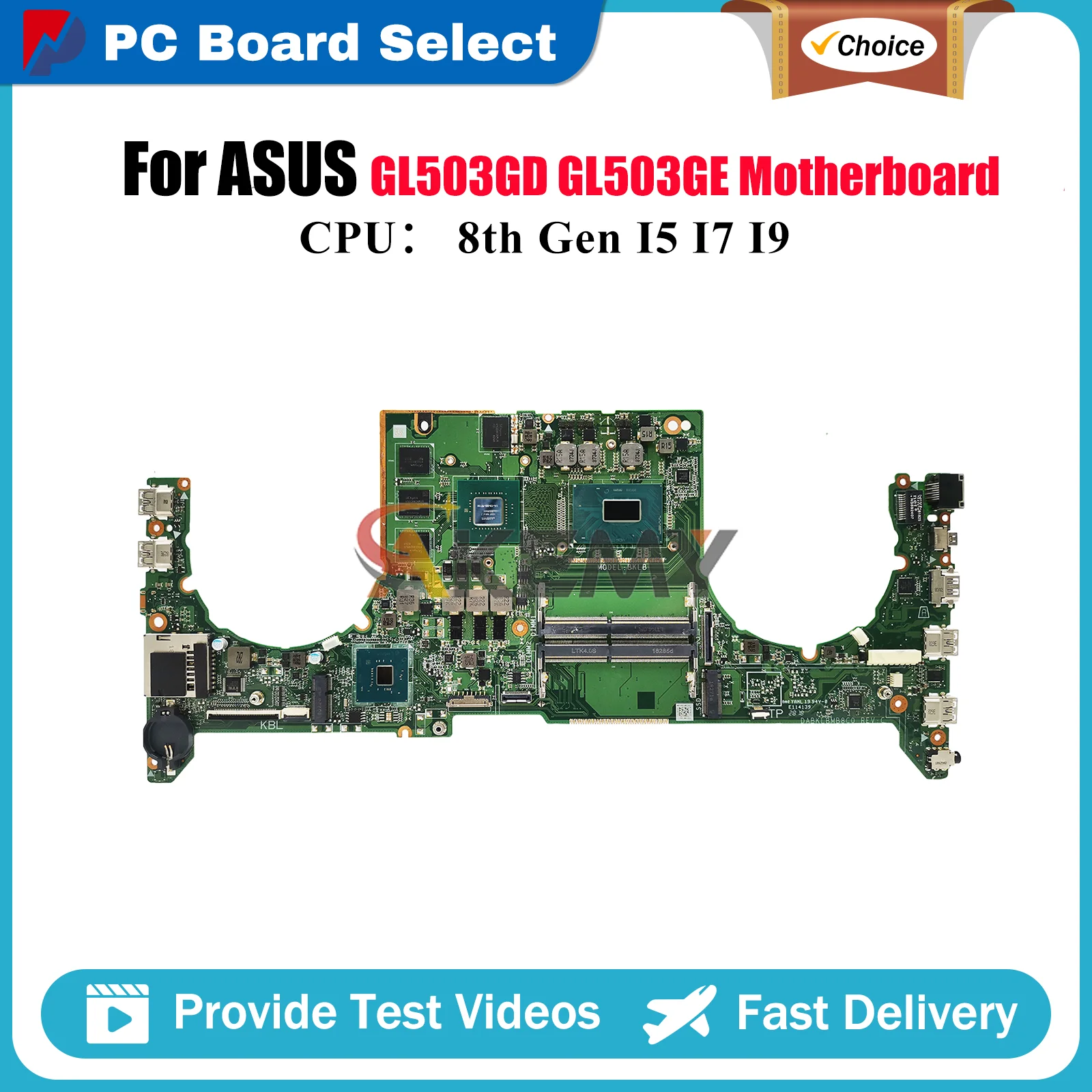 GL503GE Laptop Motherboard For ASUS ROG Strix GL503GE GL503G GL503GD Notebook Mainboard With I5 I7 I9 CPU tests OK fast shipping
GL503GE Laptop Motherboard For ASUS ROG Strix GL503GE GL503G GL503GD Notebook Mainboard With I5 I7 I9 CPU tests OK fast shipping