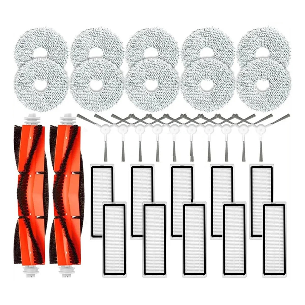 For Xiaomi Robot Vacuum S10+ / S10 Plus B105 Spare Parts Accessories Main Side Brush Hepa Filter Mop Rag Cloth
For Xiaomi Robot Vacuum S10+ / S10 Plus B105 Spare Parts Accessories Main Side Brush Hepa Filter Mop Rag Cloth