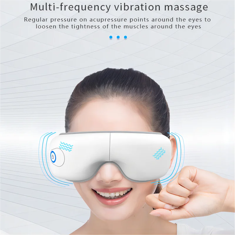 Massage Eye Mask with Heat and Bluetooth Music Airbag Care Device Gift for Eye Strain Dry Eye Improve Sleep
Massage Eye Mask with Heat and Bluetooth Music Airbag Care Device Gift for Eye Strain Dry Eye Improve Sleep