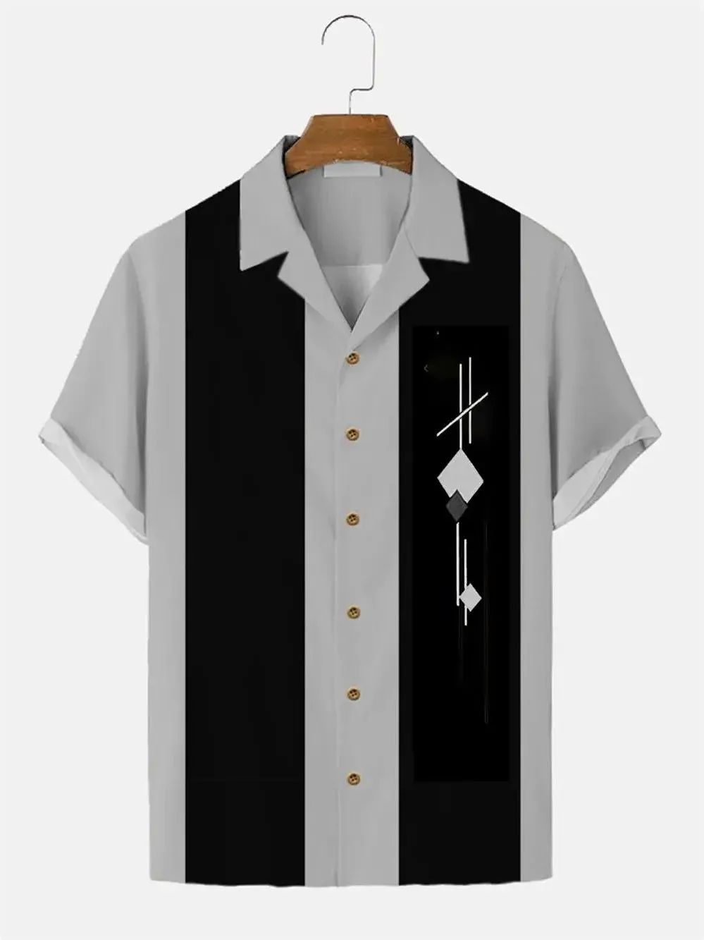 Loose Fit Men's Sporty Short Sleeve Shirt 3D Printed Fashion Urban Style Polyester Fabric Non-Breathable Casual Wear
Loose Fit Men's Sporty Short Sleeve Shirt 3D Printed Fashion Urban Style Polyester Fabric Non-Breathable Casual Wear
