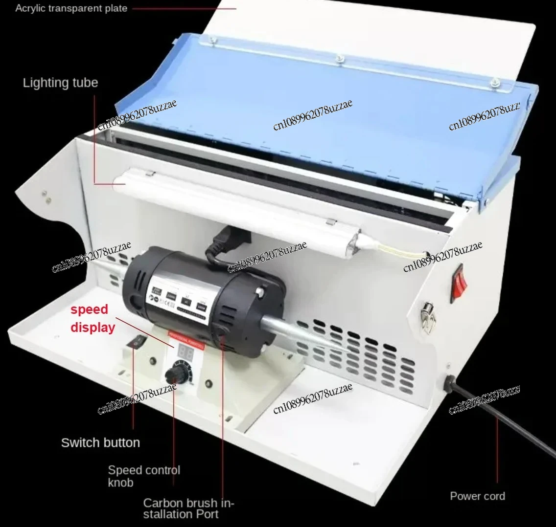 110V/220V 1200W Polishing Machine with Dust Collector Polishing Grinding Motor Bench Grinder Polisher Jewelry Polisher Machine
110V/220V 1200W Polishing Machine with Dust Collector Polishing Grinding Motor Bench Grinder Polisher Jewelry Polisher Machine