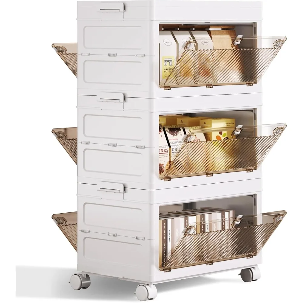 3-Tier Stackable Plastic Storage Bins - 67QT Stackable Storage Bins - Closet Organization and Storage, Suitable for Bedroom, Or
3-Tier Stackable Plastic Storage Bins - 67QT Stackable Storage Bins - Closet Organization and Storage, Suitable for Bedroom, Or