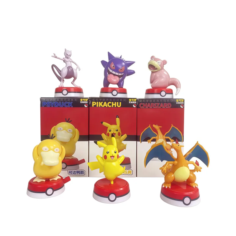 Anime Pokemon Pikachu Mewtwo Gengar Action Figures Model Desk Decor Interactive Fun Toy Official Holiday Gift
Anime Pokemon Pikachu Mewtwo Gengar Action Figures Model Desk Decor Interactive Fun Toy Official Holiday Gift