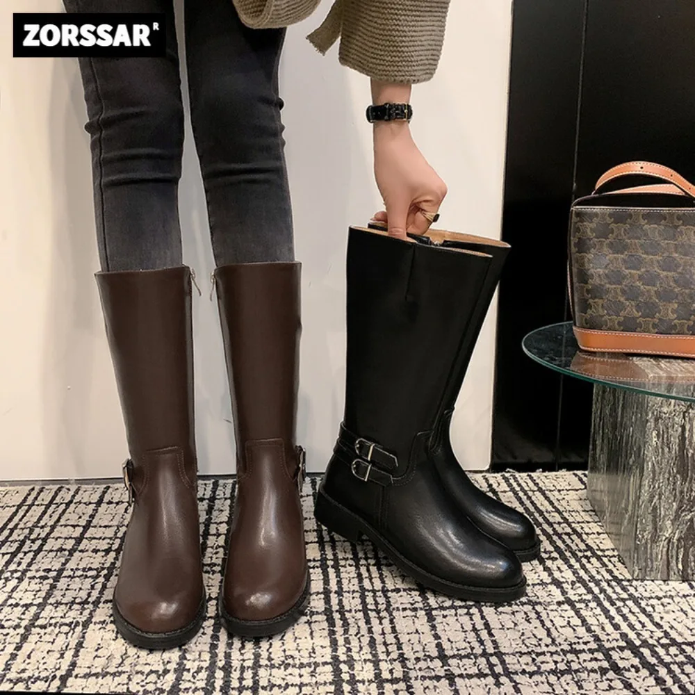 Big Size 34-42 Genuine Leather Knee High Boots Platform Round Toe Low Heels Riding Boots Winter Women Warm Thigh High Boots
Big Size 34-42 Genuine Leather Knee High Boots Platform Round Toe Low Heels Riding Boots Winter Women Warm Thigh High Boots