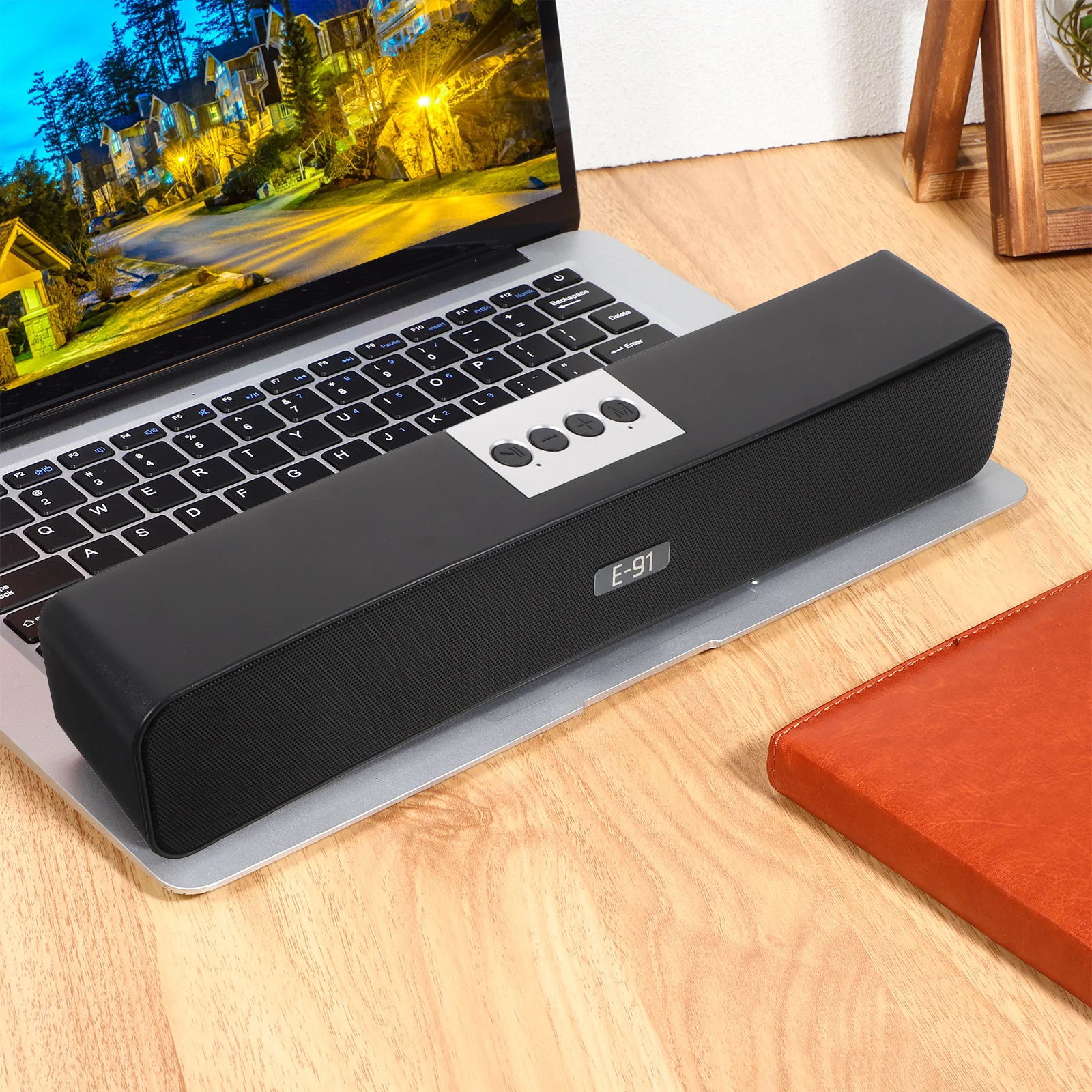 Speaker Wireless 5.0 Stereo Sound Box Built-In Usb Fm .5Mm Audio Input Soundbar Portable Speaker 
Speaker Wireless 5.0 Stereo Sound Box Built-In Usb Fm .5Mm Audio Input Soundbar Portable Speaker