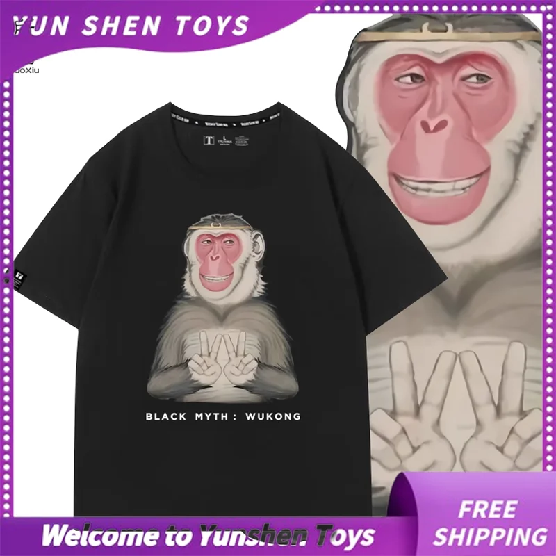Футболка Wukong Game Qi Tian Da Sheng с изображением черной мифологии, футболка с короткими рукавами для мужчин и женщин из чистого хлопка, персонализированный подарок
Футболка Wukong Game Qi Tian Da Sheng с изображением черной мифологии, футболка с короткими рукавами для мужчин и женщин из чистого хлопка, персонализированный подарок