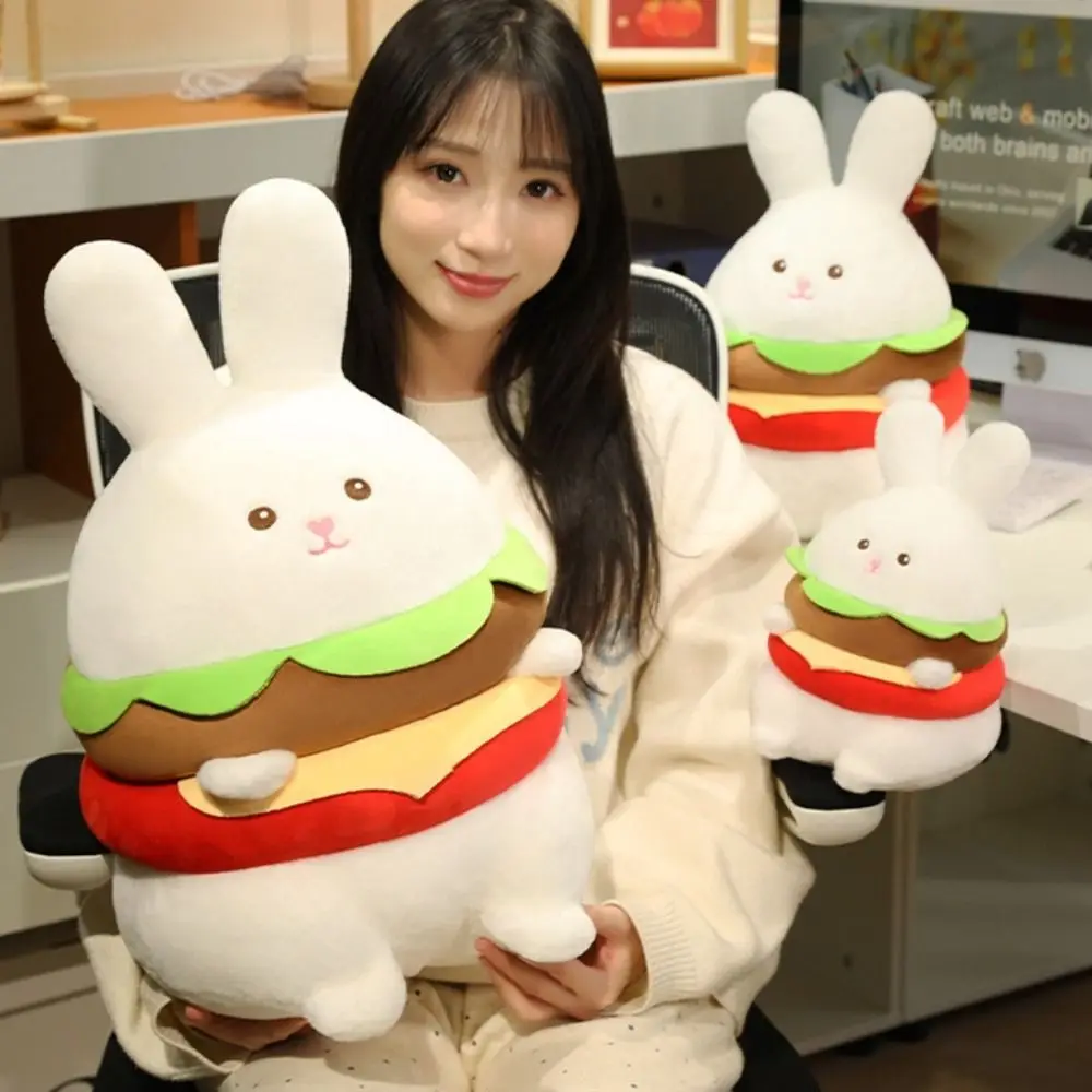 PP Cotton Hamburger Bunny Plush Doll 25/35cm Stuffed Hamburger Rabbit Plush Toys Lovely Fluffy Baby Rabbit Sleeping Pillow
PP Cotton Hamburger Bunny Plush Doll 25/35cm Stuffed Hamburger Rabbit Plush Toys Lovely Fluffy Baby Rabbit Sleeping Pillow