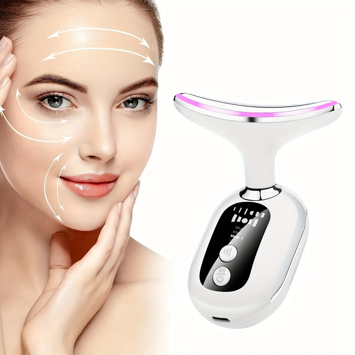 Face And Neck Massager, LED Display, USB Rechargeable, 3 Modes Skin Care Beauty Tool, Gifts For Women, Mother's Day Gift
Face And Neck Massager, LED Display, USB Rechargeable, 3 Modes Skin Care Beauty Tool, Gifts For Women, Mother's Day Gift