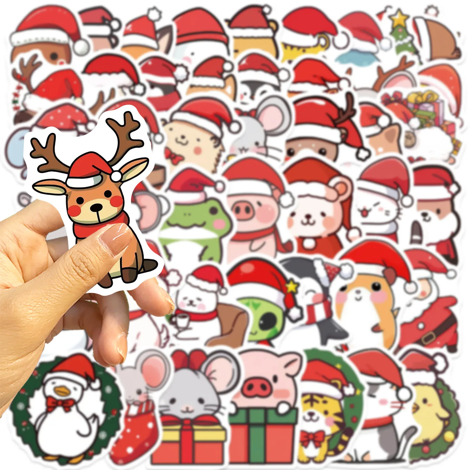 50pcs Christmas animal stickers suitablefor Notebook computer Luggage Refrigerator skate boards phone cases sticker
50pcs Christmas animal stickers suitablefor Notebook computer Luggage Refrigerator skate boards phone cases sticker