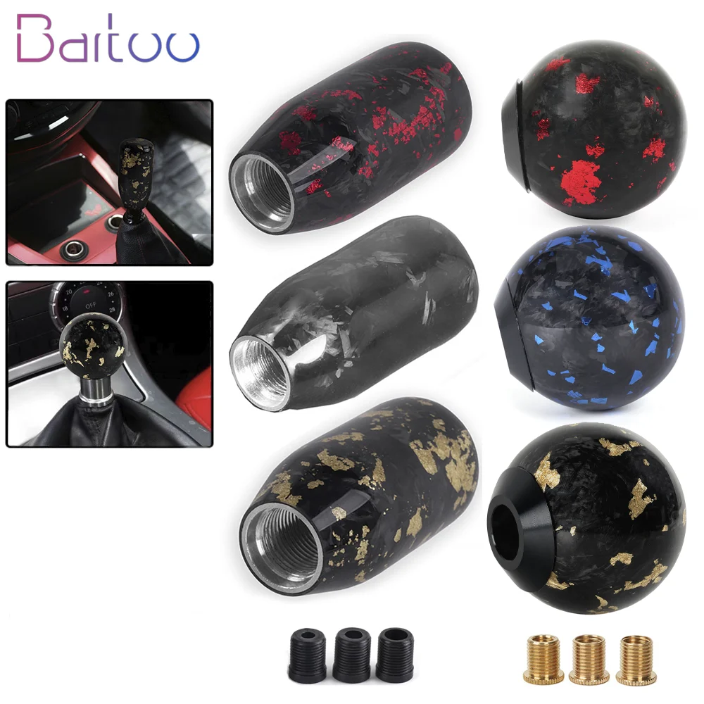 Universal Carbon Forged Fiber Car Gear Shift Knob Manual Transmission Automatic Gear Shifter Lever Ball And Cylindrical SFN091
Universal Carbon Forged Fiber Car Gear Shift Knob Manual Transmission Automatic Gear Shifter Lever Ball And Cylindrical SFN091