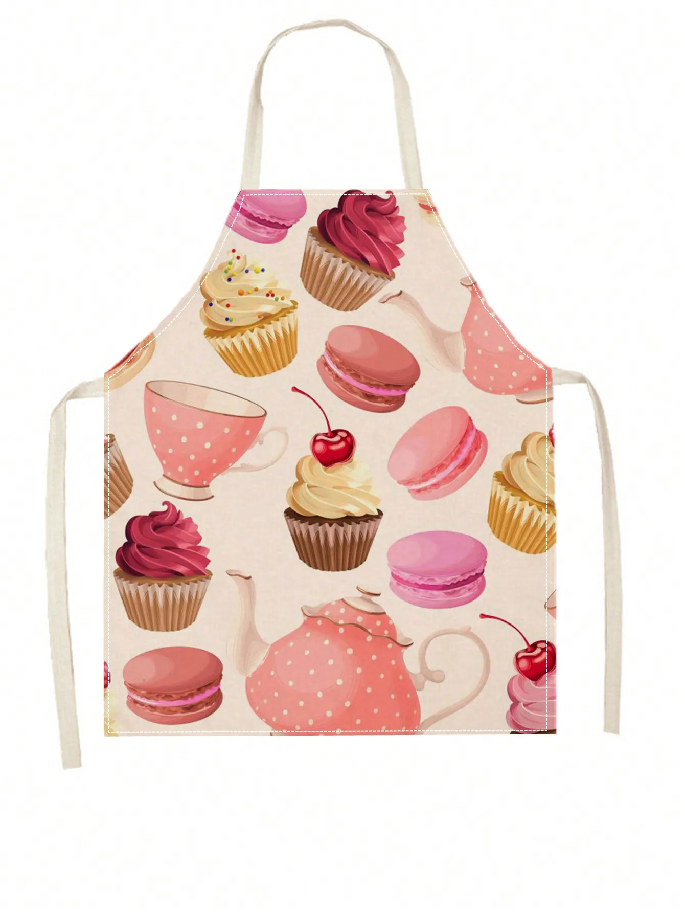 Фартук с принтом Cupcake Macaron Tea Time, 1 шт., полиэстеровый кухонный фартук для приготовления пищи, выпечки, домашнего использования
Фартук с принтом Cupcake Macaron Tea Time, 1 шт., полиэстеровый кухонный фартук для приготовления пищи, выпечки, домашнего использования