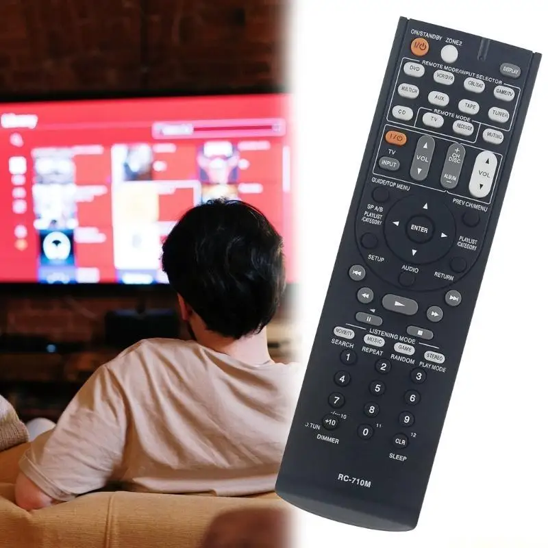 E56B Remote Controller RC710M Replacement Repair Part for RC880M HT-R560 TX-SR343
E56B Remote Controller RC710M Replacement Repair Part for RC880M HT-R560 TX-SR343