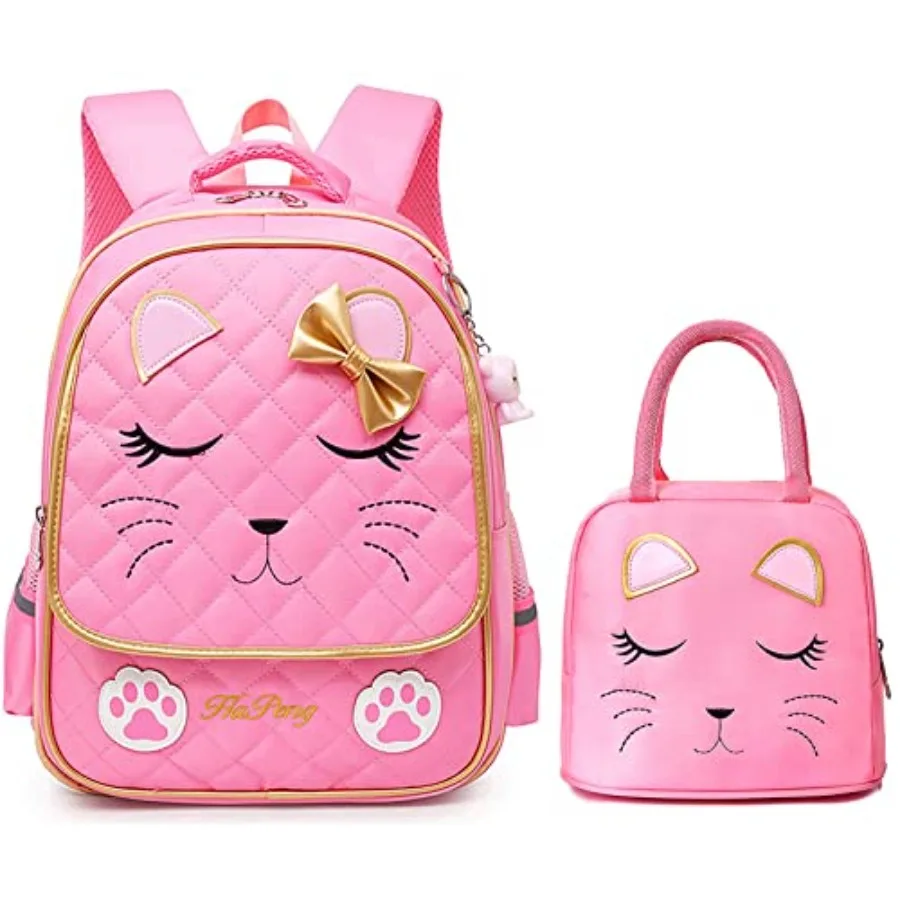 Cute Cat School Backpack with Lunch Bag for 8-16 Year Old Girls, Elementary School Bags Bookbags for
Cute Cat School Backpack with Lunch Bag for 8-16 Year Old Girls, Elementary School Bags Bookbags for
