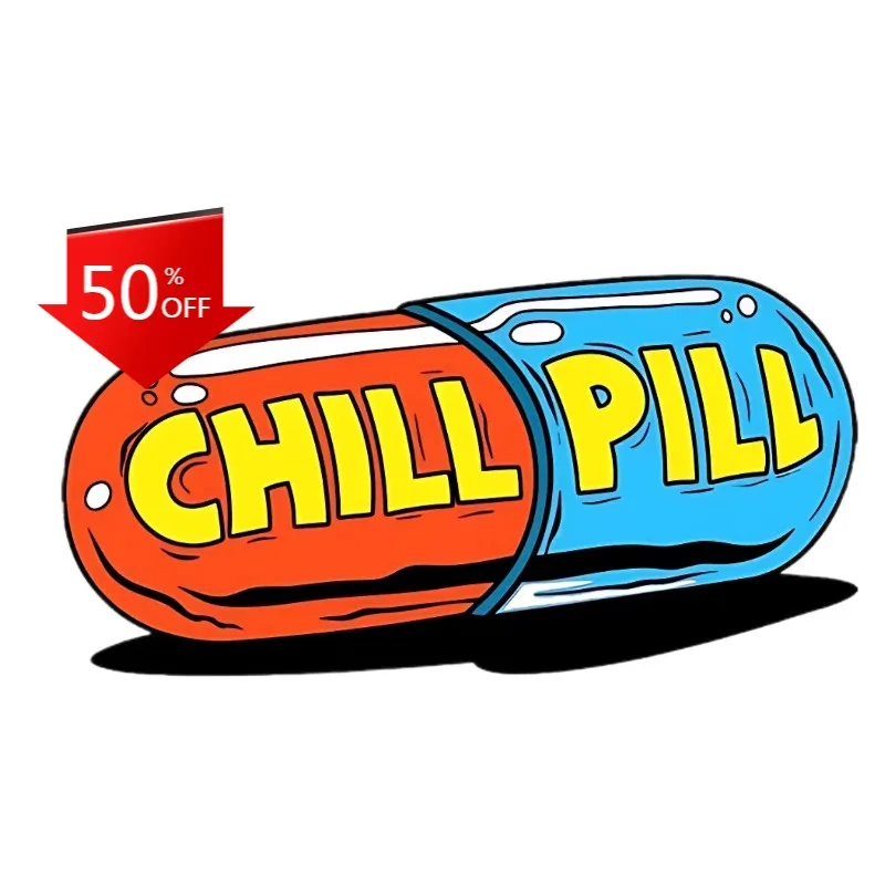 Chill Pill Sticker Street Art Urban Edgy Hip Hop Grunge Bold Decorative Decal Car Accessories
Chill Pill Sticker Street Art Urban Edgy Hip Hop Grunge Bold Decorative Decal Car Accessories