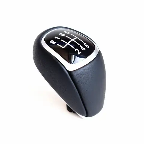 Car 6 Speed Leather MT Gear Shift Knob For Kia Sportage 2011-2015 Rio 3 5 2013-2016 Lever Stick Shifter Headball Pen Arm Ball